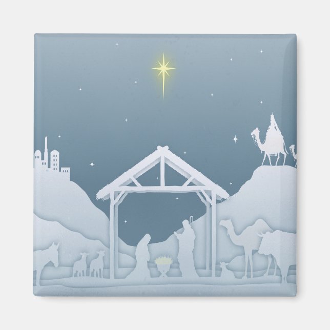 Imã Cena de Natividade (Frente)