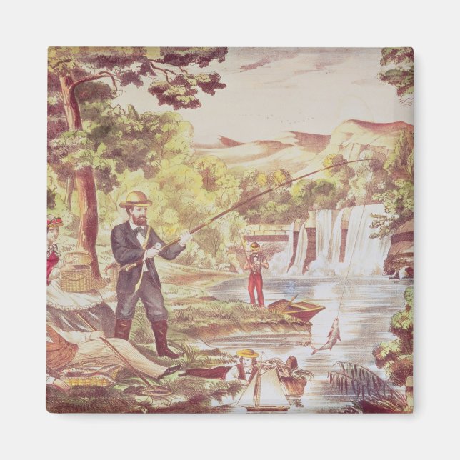 Imã Cena de Pesca (Frente)