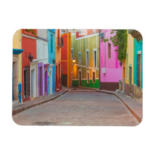 Ímã Cena de rua colorida
