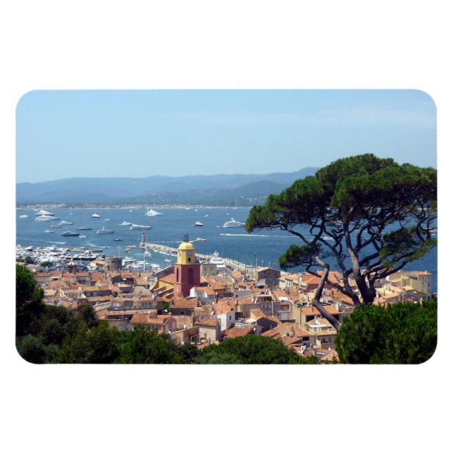 Ímã cena de tropez da rua (Horizontal)