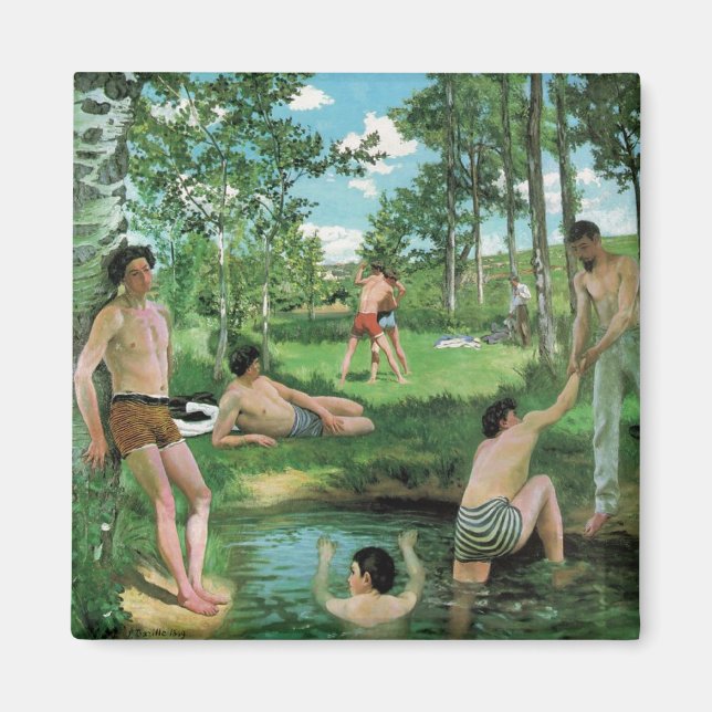 Imã Cena de Verão, Frederick Bazille (Frente)
