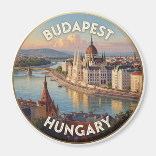 Imã Cena de Viagem ao Parlamento de Budapeste Danúbio