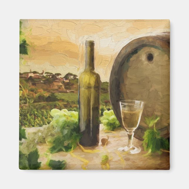 Imã Cena de Vinho no Vineyard (Frente)