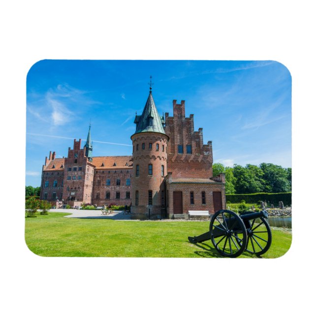 Ímã Cena do Castelo Egeskov (Horizontal)