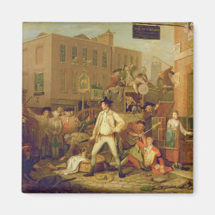 Imã Cena em uma rua de Londres, 1770 (óleo em canvas)