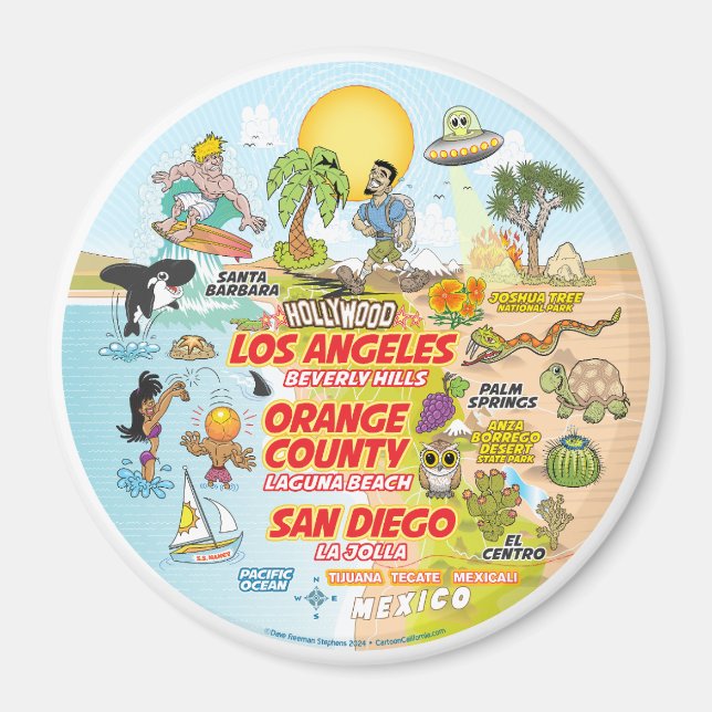 Imã Cena SoCal (Frente)