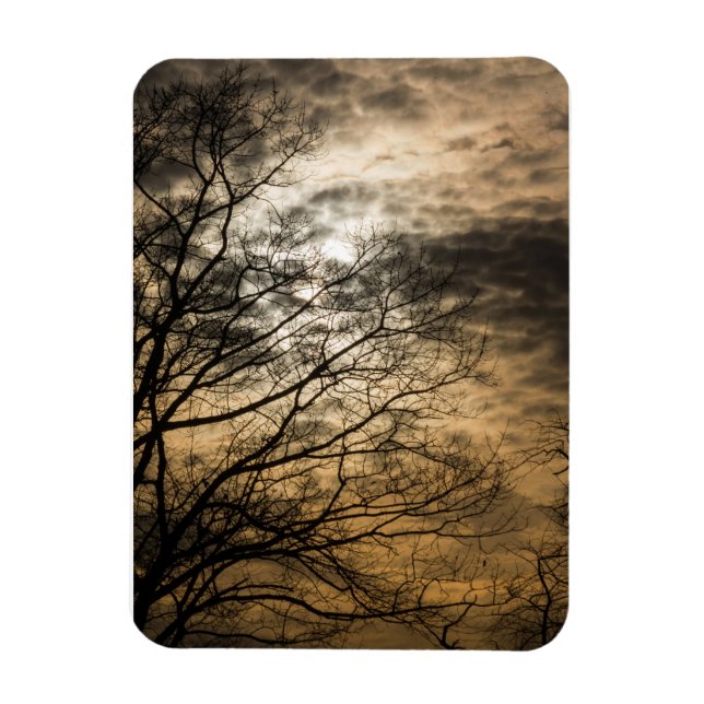 Ímã Cena Sol Nublada (Vertical)