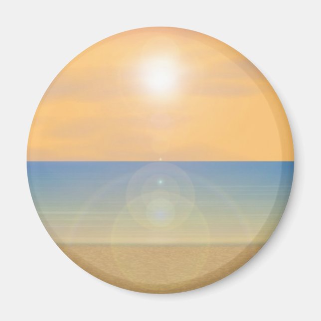 Imã Cena Sunset Beach: (Frente)