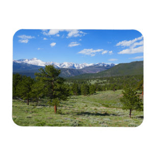Ímã Cenário da Vista da Montanha Rochosa