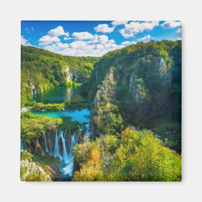 Imã Cenário de cachoeira elegante, Croácia (Frente)