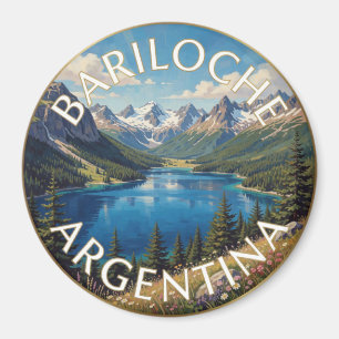 Imã Cenário do Lago Alpino Bariloche Argentina