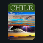 Ímã cenas de chile<br><div class="desc">Parques Nacionais do Chile.</div>