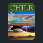 Ímã cenas de chile<br><div class="desc">Parques Nacionais do Chile.</div>