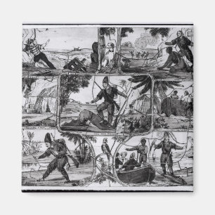 Imã Cenas de "Robinson Crusoe" por Daniel Defoe