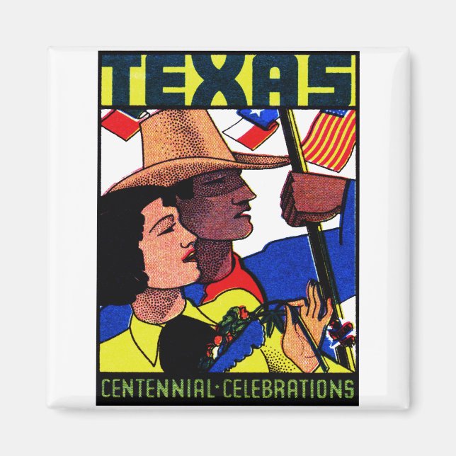 Imã Centenal do Texas 1936 (Frente)