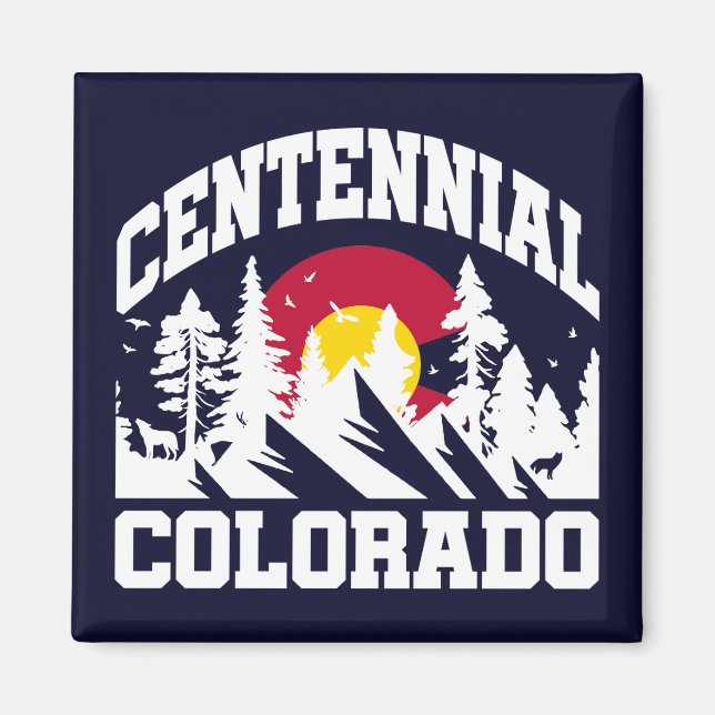 Imã Centenário,Colorado (Frente)