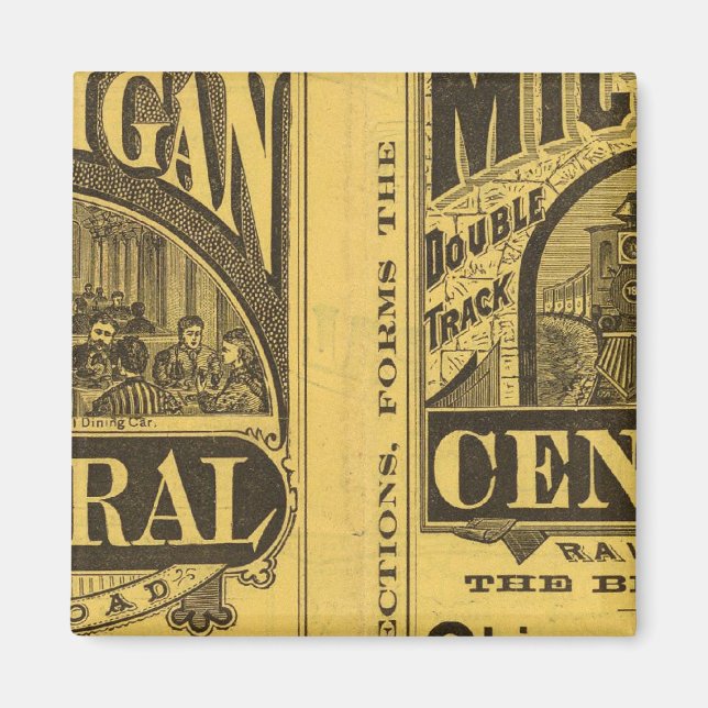 Imã Central Railroad do Michigan (Frente)