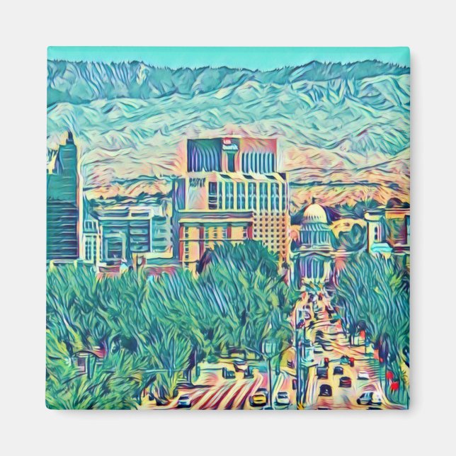 Imã Centro Artístico Boise Idaho (Frente)