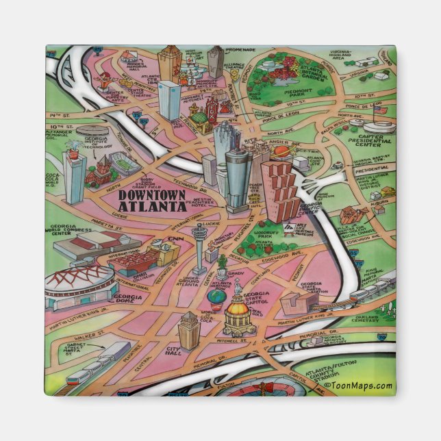 Imã Centro Atlanta Georgia (Frente)