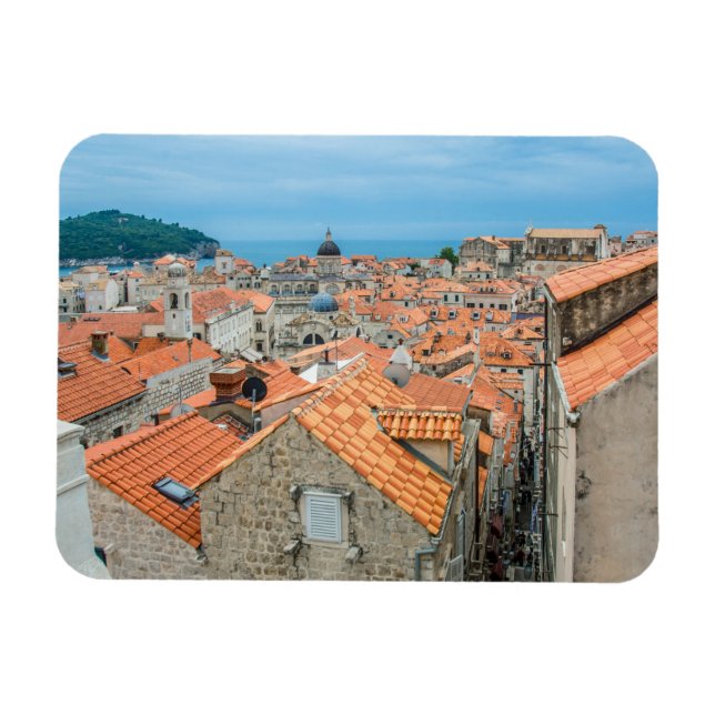 Ímã Centro da cidade de Dubrovnik (Horizontal)