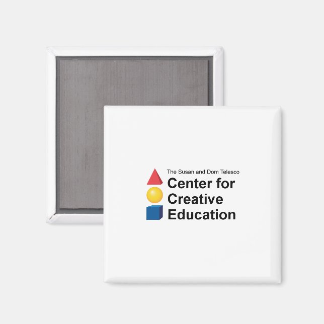Imã Centro de Educação Criativa Magnet (Front/Back)