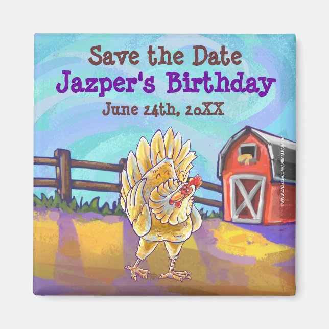 Imã Centro de Festa de Frango (Frente)