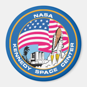 Imã Centro Espacial Kennedy para os Geeks Nerd