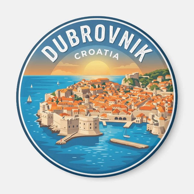 Imã Centro Histórico de Dubrovnik Croácia (Frente)
