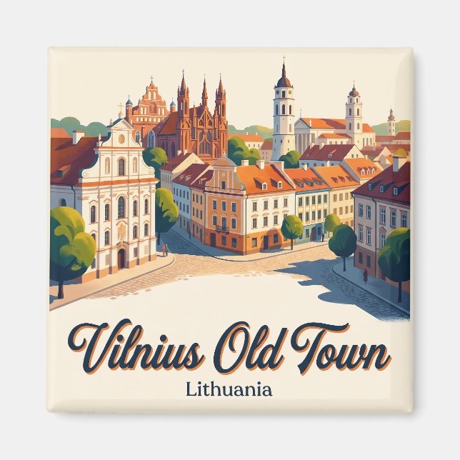 Imã Centro Histórico de Vilnius Lituânia (Frente)