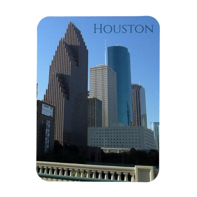 Ímã Centro Houston Texas (Vertical)