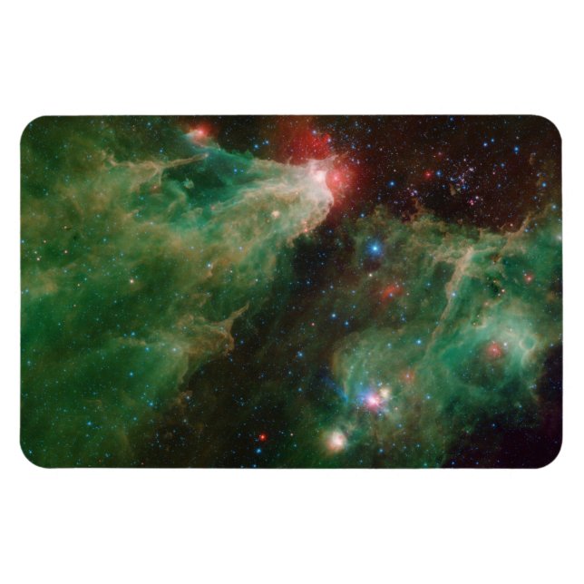 Ímã Cepheus B e C Nebulosa Verde (Horizontal)