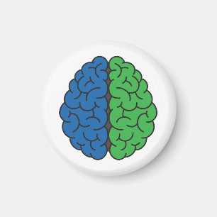 Imã Cérebro Azul e Verde Hipertensão Intracraniana