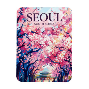 Ímã Cerejeiras de Seul Coreia do Sul