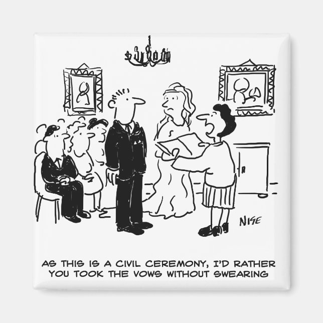 Imã Cerimônia Civil de Casamento no Cartório (Frente)