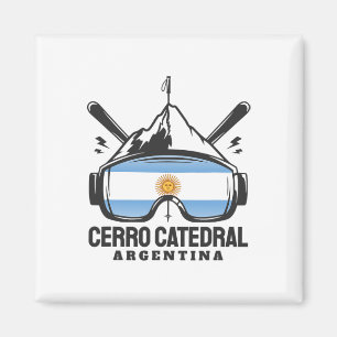 Imã Cerro Catedral Argentina Estação de Esqui Esqui Re