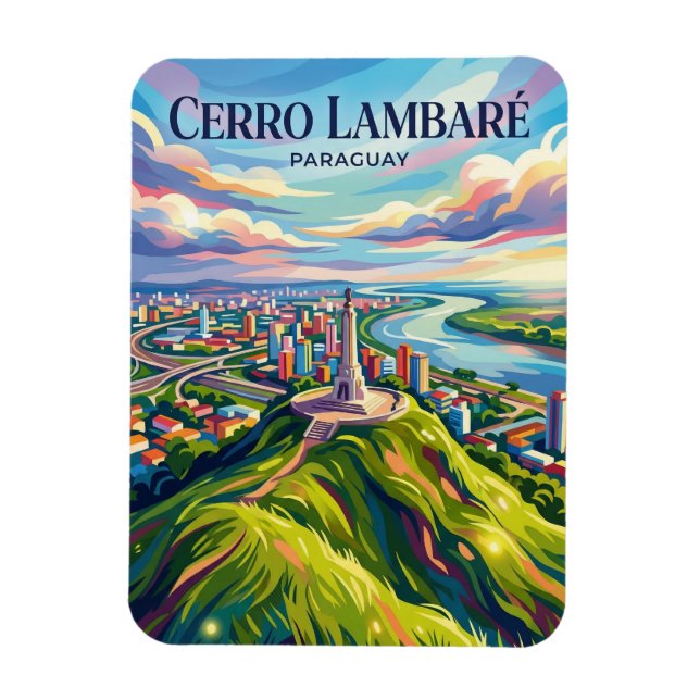 Ímã Cerro Lambaré Paraguai (Vertical)