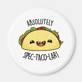 Imã Certamente Spec-Taco-Lar Funny Taco Pun