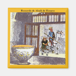 Imã Cervantes Batismal Font em Alcalá de Henares