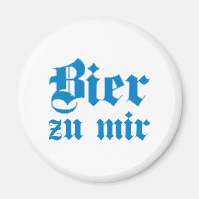 Imã Cerveja a mim Baviera bávaras bávaras bavarian (Frente)