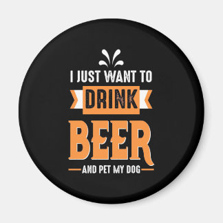 Imã Cerveja Beer Beer e Cachorro