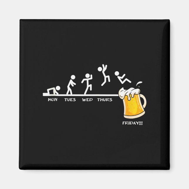 Imã Cerveja de Quinta e Sexta - Semana de Segunda a Se (Frente)