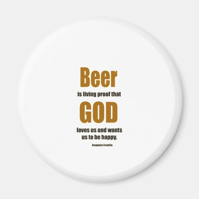 Imã Cerveja é prova viva... (Frente)
