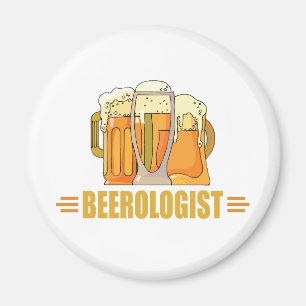 Imã Cerveja Engraçada Cervejólogo Cerveja Cervejaria
