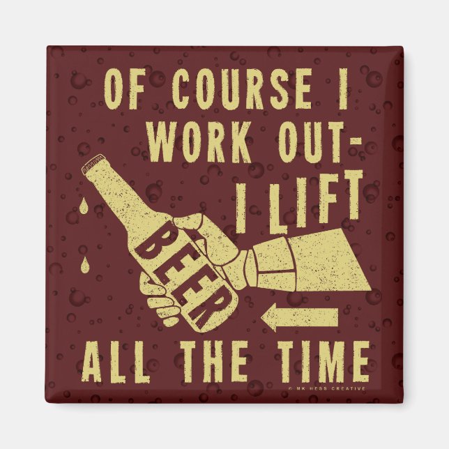 Imã Cerveja Engraçada Faz Humor Com Bolhas De Estopa M (Frente)