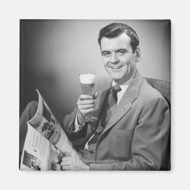 Imã Cerveja Fria De Gelo (Frente)