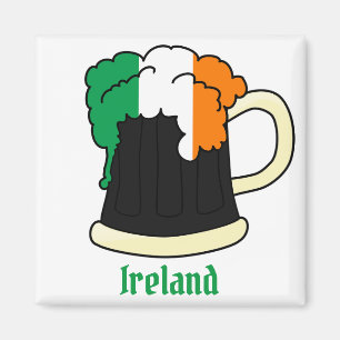 Imã Cerveja irlandesa de Guinness da bandeira