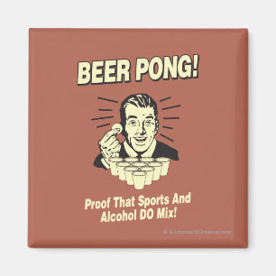 Imã Cerveja Pong: Álcool da prova & mistura dos