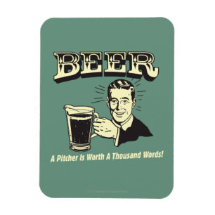 Ímã Cerveja: Um jarro vale 1000 palavras
