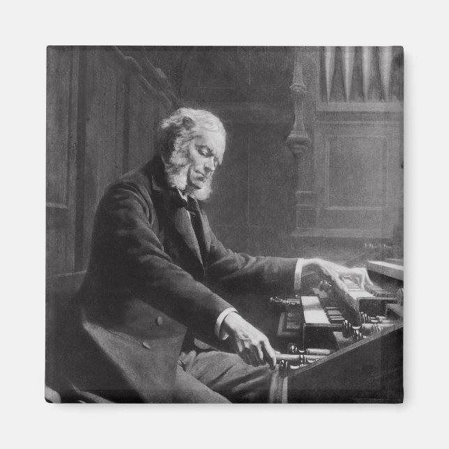 Imã Cesar Franck no console do órgão (Frente)