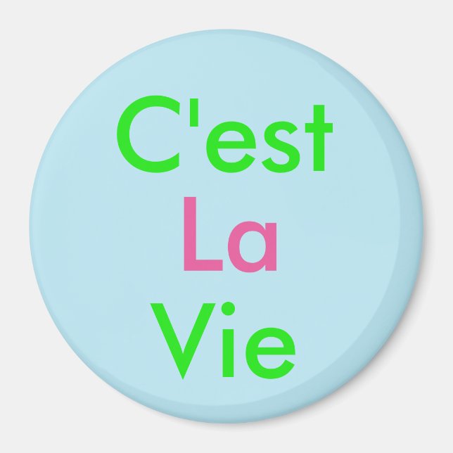 Imã C'est La Vie (Frente)